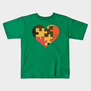 Puzzle heart Kids T-Shirt